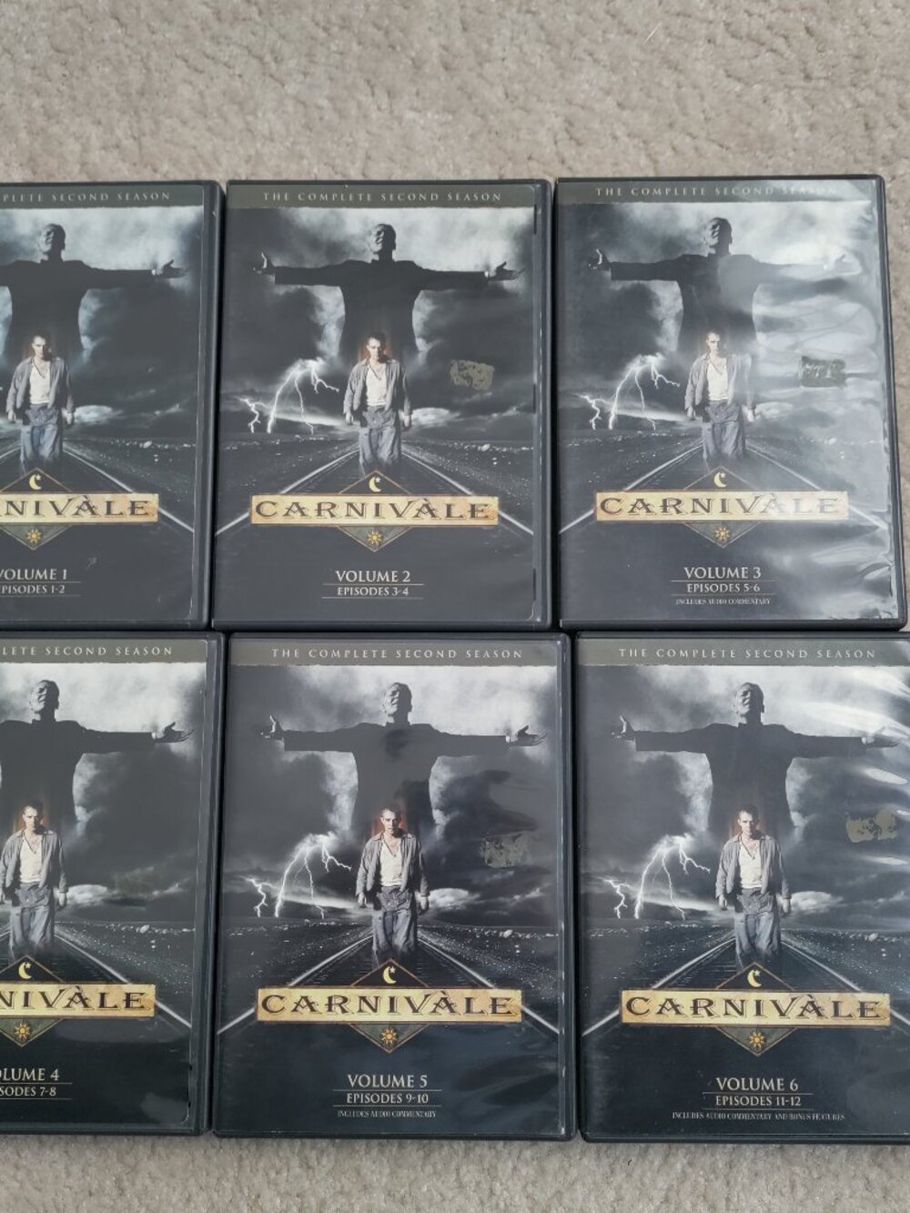 Carnivale Complete Season 2 DVD VGUC - 12 Episodes